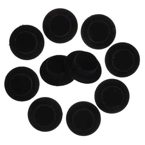 Homoyoyo 20 Stück Teiliges Miniatur Puppenhüte Schwarze Filzbezogene Mini für DIY Bastelarbeiten Dekorative Kleine Hüte für Puppen Schneemann Weihnachts und Karnevalsschmuck Homoyoyo 20 Stück Teiliges Miniatur Puppenhüte Schwarze Filzbezogene Mini für DIY Bastelarbeiten Dekorative Kleine Hüte für Puppen Schneemann Weihnachts und Karnevalsschmuck von Homoyoyo