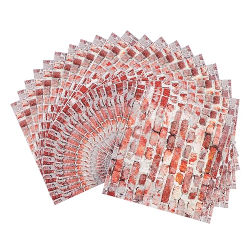 Homoyoyo 20 Stück Teiliges Selbstklebende Vintage Puppenhaus Tapete Miniatur Wandtattoo mit Feiner Struktur für Wohnzimmer Schlafzimmer DIY Puppenhaus Dekoration Homoyoyo 20 Stück Teiliges Selbstklebende Vintage Puppenhaus Tapete Miniatur Wandtattoo mit Feiner Struktur für Wohnzimmer Schlafzimmer DIY Puppenhaus Dekoration von Homoyoyo