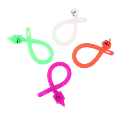 Homoyoyo 25 Stück Teiliges Halloween Dehnbares Sensory Fidget Elastische TPR Pull Noodles Armbänder mit Kürbis Geist Hexe Violett Grün und Totenkopf Stressabbau Partyzubehör Homoyoyo 25 Stück Teiliges Halloween Dehnbares Sensory Fidget Elastische TPR Pull Noodles Armbänder mit Kürbis Geist Hexe Violett Grün und Totenkopf Stressabbau Partyzubehör von Homoyoyo
