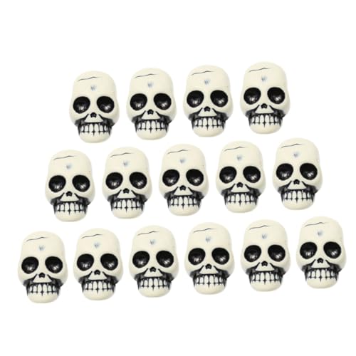 Homoyoyo 25 Stück Teiliges Halloween Miniatur Skelettkopf Kleine Realistische Schädel Deko Langlebige Tischdekoration für Gruselige Halloween Atmosphäre und Partyspaß Homoyoyo 25 Stück Teiliges Halloween Miniatur Skelettkopf Kleine Realistische Schädel Deko Langlebige Tischdekoration für Gruselige Halloween Atmosphäre und Partyspaß von Homoyoyo
