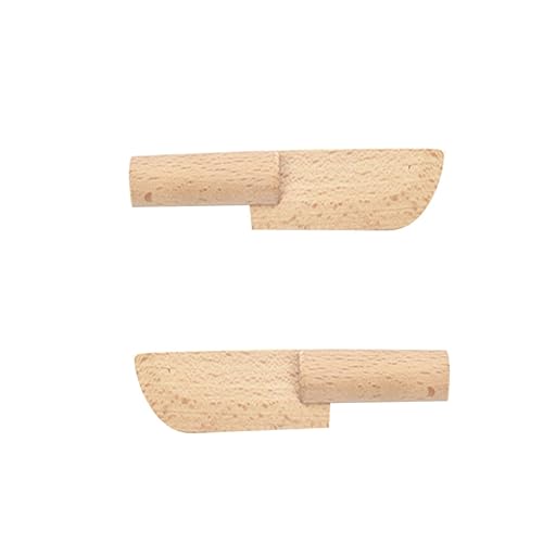 Homoyoyo 2er Set Mini Holz Schneidemesser Für – Küchenutensilien Für Kreative Rollenspiele in Der Spielküche – Ideal Für Kindergarten Und Zu Hause – Sicher Und Kindgerecht von Homoyoyo