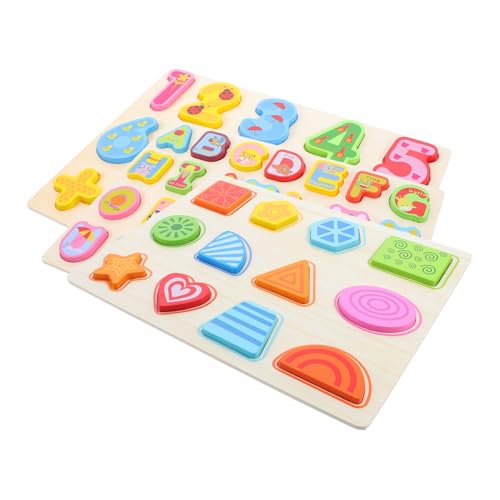 Homoyoyo 3stücke Holzpuzzle Formensortierpuzzle Und Zahlenpuzzles Für Frühes Lernen Montessori-formenpuzzle Und Buchstabenpuzzles Für Kleinkinder Lernspielzeug Aus Holz Für Junge Mädchen Homoyoyo 3stücke Holzpuzzle Formensortierpuzzle Und Zahlenpuzzles Für Frühes Lernen Montessori-formenpuzzle Und Buchstabenpuzzles Für Kleinkinder Lernspielzeug Aus Holz Für Junge Mädchen von Homoyoyo
