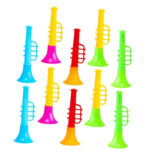 Homoyoyo 30 Stück Mini Plastik Trompete Vuvuzela Für - Kleine Trompeten Spielzeuge - Musikinstrumente Für Partys Und Kreative Spielstunden Bunte Blasinstrumente Für Spaß Und Freude von Homoyoyo