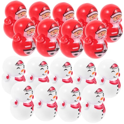 Homoyoyo 30 Stück Teiliges Mini Wackelfiguren Schneemann und Weihnachtsmann Stabile Weihnachtsdeko und Party Favors Bunte Tischdeko Glatte Oberfläche Kindgerechtes Homoyoyo 30 Stück Teiliges Mini Wackelfiguren Schneemann und Weihnachtsmann Stabile Weihnachtsdeko und Party Favors Bunte Tischdeko Glatte Oberfläche Kindgerechtes von Homoyoyo