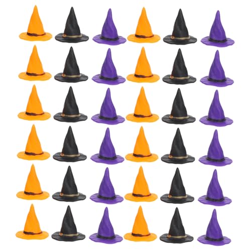 Homoyoyo 36 Stück Teiliges Kleine Hexenhüte aus Kunststoff Bunte Deko für Halloween DIY Bastelzubehör für Puppenhaus und Partydekoration Homoyoyo 36 Stück Teiliges Kleine Hexenhüte aus Kunststoff Bunte Deko für Halloween DIY Bastelzubehör für Puppenhaus und Partydekoration von Homoyoyo