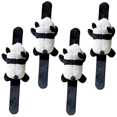 Homoyoyo 4 Stück Panda- Und Fuchs-Slap Bands – Tierische Armbänder Aus PP Baumwolle Für Schulpartys Und Kindergeburtstage Perfekte Und Mitgebsel Für Teenager Und von Homoyoyo