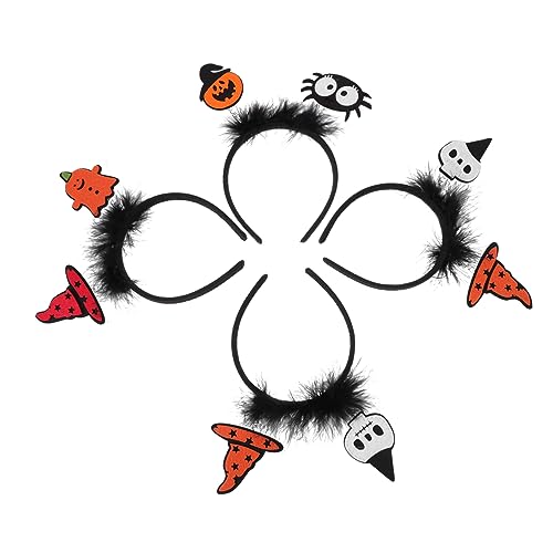 Homoyoyo 4 Stück Teiliges Halloween Haarreif Lustige Kostüm Accessoires für Partys und Erwachsene Pumpkin Spider und für Halloween Feiern und Cosplay Dekoration Homoyoyo 4 Stück Teiliges Halloween Haarreif Lustige Kostüm Accessoires für Partys und Erwachsene Pumpkin Spider und für Halloween Feiern und Cosplay Dekoration von Homoyoyo