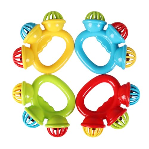 Homoyoyo 4 Stück Teiliges Handglocken aus Robustem Material Buntes Lernspielzeug zur Farberkennung Tragbares Musikinstrument für Junge Mädchen Jahre Beruhigendes Homoyoyo 4 Stück Teiliges Handglocken aus Robustem Material Buntes Lernspielzeug zur Farberkennung Tragbares Musikinstrument für Junge Mädchen Jahre Beruhigendes von Homoyoyo