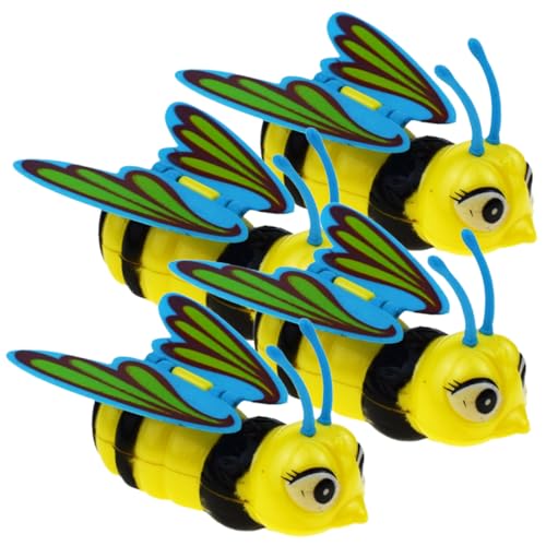 Homoyoyo 4 Stück Wind Up Teiliges Bienen Kleine Mechanische Spielzeuge Handliche Aufziehfiguren Fördernd Feinmotorik und Intelligenz für Jungen Mädchen Homoyoyo 4 Stück Wind Up Teiliges Bienen Kleine Mechanische Spielzeuge Handliche Aufziehfiguren Fördernd Feinmotorik und Intelligenz für Jungen Mädchen von Homoyoyo