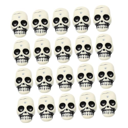 Homoyoyo 50 Stück Kleine Schädelkopf Dekoration Weiß Halloween Ornamente aus Kunstharz Lebensecht Mini Skull Adornments für Tisch und Wohnraumdeko Langlebig und Vielseitig Einsetzbar Homoyoyo 50 Stück Kleine Schädelkopf Dekoration Weiß Halloween Ornamente aus Kunstharz Lebensecht Mini Skull Adornments für Tisch und Wohnraumdeko Langlebig und Vielseitig Einsetzbar von Homoyoyo