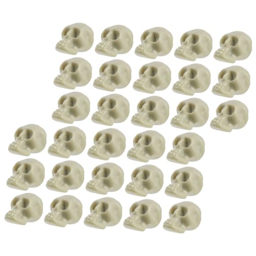 Homoyoyo 50 Stück Teiliges Realistisches Mini Skelett Schädel Dekoration aus Kunststoff Detailgetreue Halloween Party Deko für Tisch und Foto Requisiten für Grusel und Karnevalspartys Homoyoyo 50 Stück Teiliges Realistisches Mini Skelett Schädel Dekoration aus Kunststoff Detailgetreue Halloween Party Deko für Tisch und Foto Requisiten für Grusel und Karnevalspartys von Homoyoyo