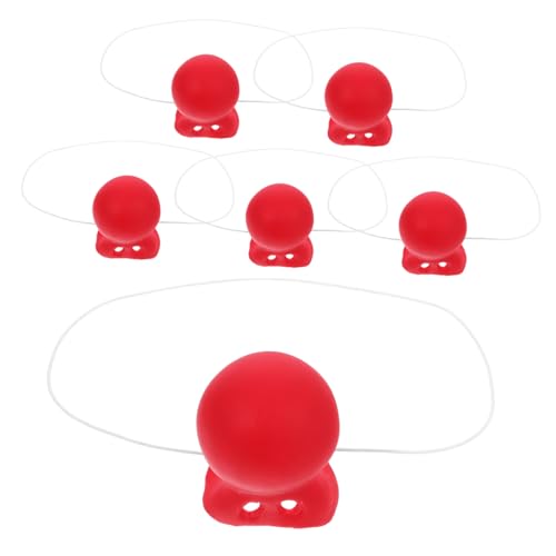 Homoyoyo 6 Stück Rote Clownnasen mit Elastischem Gummiband Langlebige und Cosplay Nasen aus Stabilem für Erwachsene Verkleidung bei Halloween Maskenball und Kostümparty Homoyoyo 6 Stück Rote Clownnasen mit Elastischem Gummiband Langlebige und Cosplay Nasen aus Stabilem für Erwachsene Verkleidung bei Halloween Maskenball und Kostümparty von Homoyoyo