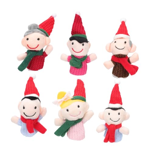 Homoyoyo 6 Stück Teiliges Fingerpuppen aus Langlebigem PP Baumwollmaterial Niedliche Handpuppen für Geschichtenerzählen Rollenspielen Familienzeit Pädagogisches und Homoyoyo 6 Stück Teiliges Fingerpuppen aus Langlebigem PP Baumwollmaterial Niedliche Handpuppen für Geschichtenerzählen Rollenspielen Familienzeit Pädagogisches und von Homoyoyo