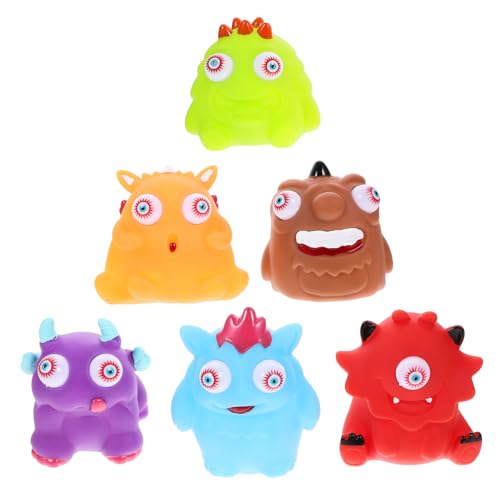 Homoyoyo 6 Stück Teiliges Halloween Squeeze Bunte Stressabbauende Dehnbare PVC Quetschfiguren für Partyspaß und Angstbewältigung Handliches Fingerspielzeug für Erwachsene Homoyoyo 6 Stück Teiliges Halloween Squeeze Bunte Stressabbauende Dehnbare PVC Quetschfiguren für Partyspaß und Angstbewältigung Handliches Fingerspielzeug für Erwachsene von Homoyoyo