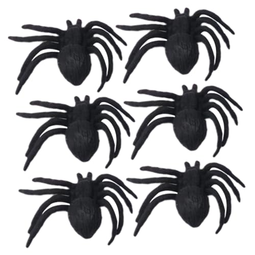 Homoyoyo 6 Stück Weichkleberspinnenspielzeug Spinnen-Streichspielzeug Halloween-Tierdekorationen künstliches Spinnenspielzeug Spinnenschmuck Spinnendekorationen Spinnen- TPR Schwarz Homoyoyo 6 Stück Weichkleberspinnenspielzeug Spinnen-Streichspielzeug Halloween-Tierdekorationen künstliches Spinnenspielzeug Spinnenschmuck Spinnendekorationen Spinnen- TPR Schwarz von Homoyoyo