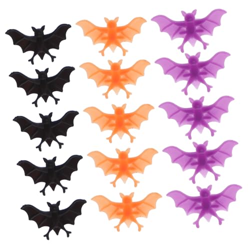 Homoyoyo 60 Stück Halloween Fledermaus Ringe in Orange Schwarz Kunststoff Partyaccessoires Gruselige Verkleidung für Erwachsene Umweltfreundlich und Passend für Finger Homoyoyo 60 Stück Halloween Fledermaus Ringe in Orange Schwarz Kunststoff Partyaccessoires Gruselige Verkleidung für Erwachsene Umweltfreundlich und Passend für Finger von Homoyoyo