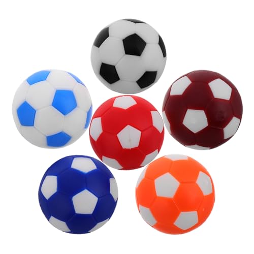 Homoyoyo 6Pcs Foosball Balls Tisch Fußball Fußball Ersatzbälle Fußball -Foosball -Zubehör Ersatz Für Home Recreation Room Foosball Tisch von Homoyoyo