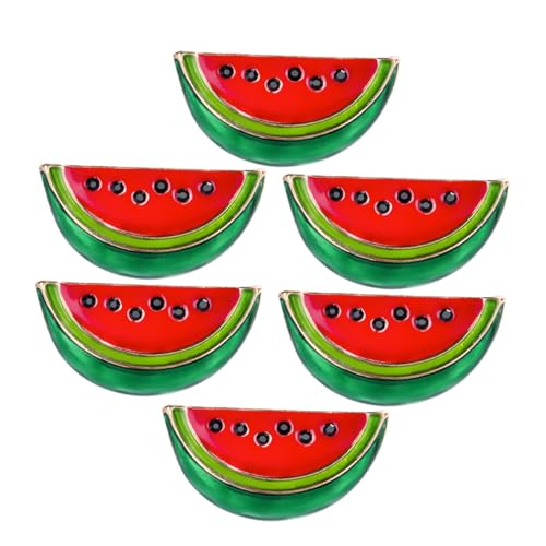 Homoyoyo 6er Set Anstecknadeln Mit Palästina-Flagge – Metall-Brosche Im Wassermelonen Design Ideal Für Sommer Outfits Strickjacken Und Kragen Clip Einzigartiger Flaggen Schmuck Für Jeden von Homoyoyo