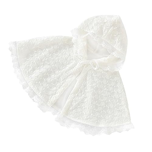 Homoyoyo Cape Für Mädchen Mode Ponchos Robe Umhang Mit Kapuze Größe Wraps Spitze Kleinkind Cosplay Cape Weiß Homoyoyo Cape Für Mädchen Mode Ponchos Robe Umhang Mit Kapuze Größe Wraps Spitze Kleinkind Cosplay Cape Weiß von Homoyoyo