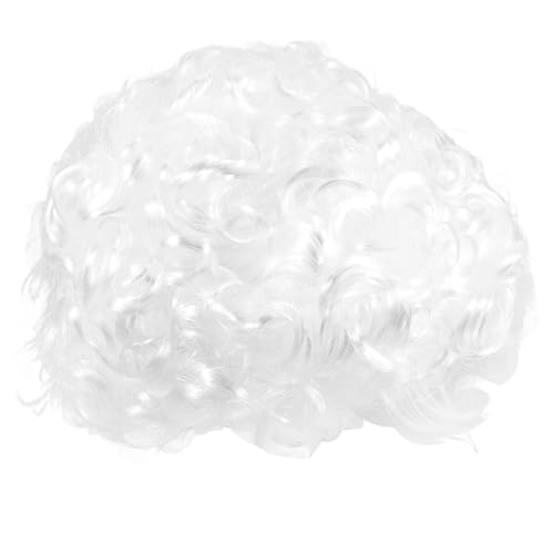 Homoyoyo Cosplay Perücke für Herren Weiß Leichte Atmungsaktive Richter Perücke Langlebiges Faschingszubehör für Halloween Theater Homoyoyo Cosplay Perücke für Herren Weiß Leichte Atmungsaktive Richter Perücke Langlebiges Faschingszubehör für Halloween Theater von Homoyoyo