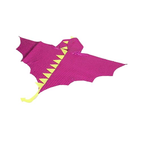 Homoyoyo Dinosaurier-Umhang Halloween gefiedert aufblasbares Kostüm Haube kinderkleidung Verkleidung zartes Mädchenkostüm Dinosaurierkostüm für Cosplay-Umhang Stoff Rosy von Homoyoyo