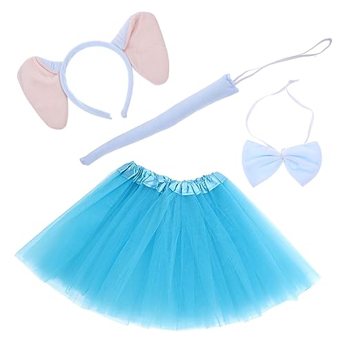 Homoyoyo Elefanten Kostüm Set Erwachsene mit Elastischem Tüllrock Weichem Elefantenohren Stirnband und Fliege Bequemes Kostümzubehör für Halloween Karneval Party Geburtstage Homoyoyo Elefanten Kostüm Set Erwachsene mit Elastischem Tüllrock Weichem Elefantenohren Stirnband und Fliege Bequemes Kostümzubehör für Halloween Karneval Party Geburtstage von Homoyoyo