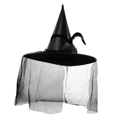 Homoyoyo Eleganter Hexenhut aus Hautfreundlichem Polyester mit Rosendekor und Stilvoller Halloween für Damen und Herren Bequemes Strapazierfähiges Cosplay Accessoire für Partys und Kostüme Homoyoyo Eleganter Hexenhut aus Hautfreundlichem Polyester mit Rosendekor und Stilvoller Halloween für Damen und Herren Bequemes Strapazierfähiges Cosplay Accessoire für Partys und Kostüme von Homoyoyo