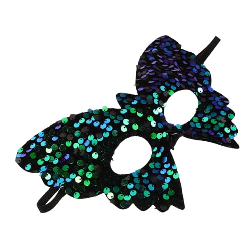 Homoyoyo Grüne Schmetterlings Masquerade Maske mit Pailletten Venezianische Halloween Cosplay Maske für Damen Karneval Partys Kostümbälle und Festliche Anlässe Homoyoyo Grüne Schmetterlings Masquerade Maske mit Pailletten Venezianische Halloween Cosplay Maske für Damen Karneval Partys Kostümbälle und Festliche Anlässe von Homoyoyo
