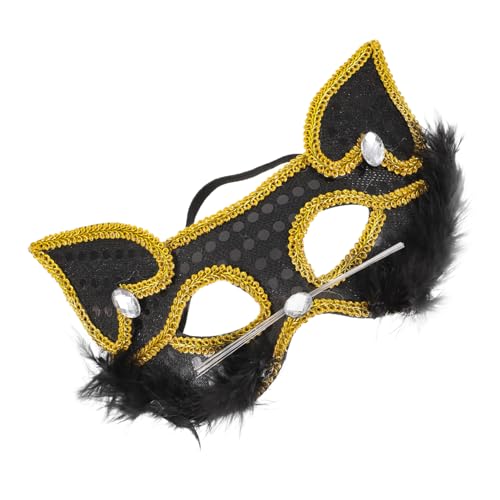Homoyoyo Halloween Damen Maske Schwarze Fox Masquerade Maskeraden Karneval Party Cosplay Tiermaske Leicht und Komfortabel für Festival Feier und Kostümveranstaltungen Homoyoyo Halloween Damen Maske Schwarze Fox Masquerade Maskeraden Karneval Party Cosplay Tiermaske Leicht und Komfortabel für Festival Feier und Kostümveranstaltungen von Homoyoyo