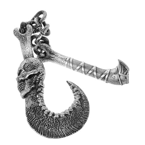 Homoyoyo Halloween Deko Schädel Haken mit Kette Cosplay Requisite Robust für Party Kostüm Zubehör und Gruselspiele Homoyoyo Halloween Deko Schädel Haken mit Kette Cosplay Requisite Robust für Party Kostüm Zubehör und Gruselspiele von Homoyoyo