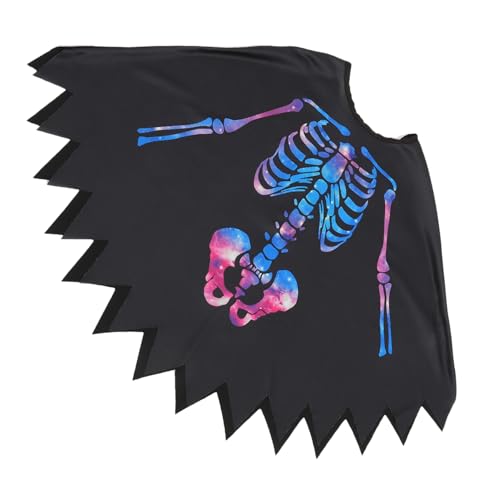 Homoyoyo Halloween Kostüm Umhang mit Kapuze Leichter Skelett Cape für Halloween Party Zubehör Karneval und Cosplay Dekorativer Umhang für Erwachsene und Vielseitiges Kostüm Accessoire Homoyoyo Halloween Kostüm Umhang mit Kapuze Leichter Skelett Cape für Halloween Party Zubehör Karneval und Cosplay Dekorativer Umhang für Erwachsene und Vielseitiges Kostüm Accessoire von Homoyoyo