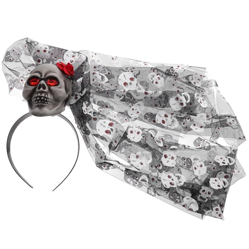 Homoyoyo Halloween Schädel Haarreif Party Accessoire Schädelkopf Stirnband Kostüm Zubehör für Damen und Herren Wiederverwendbar für Halloween Cosplay Themen und Kostümpartys Homoyoyo Halloween Schädel Haarreif Party Accessoire Schädelkopf Stirnband Kostüm Zubehör für Damen und Herren Wiederverwendbar für Halloween Cosplay Themen und Kostümpartys von Homoyoyo