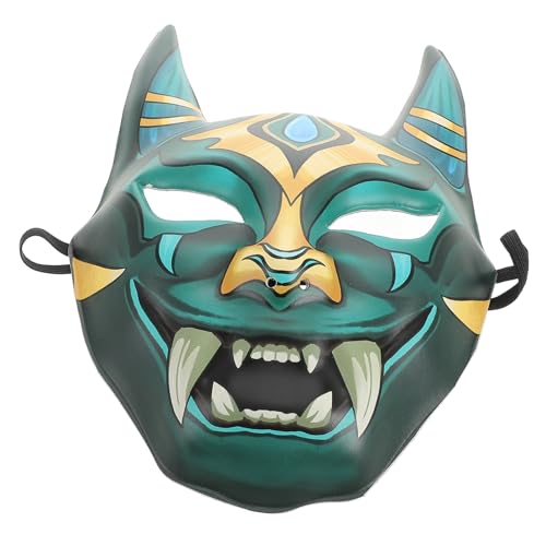 Homoyoyo Japanische Oni Maske Cosplay Maske Unisex Komfortabel Passend für Theater Kostüm Party Homoyoyo Japanische Oni Maske Cosplay Maske Unisex Komfortabel Passend für Theater Kostüm Party von Homoyoyo
