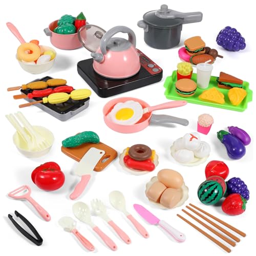 Homoyoyo Kinderküchenset Teilig Spielküche Zubehör mit Töpfen Pfannen Kochutensilien Kochmütze Schürze Rollenspiel für Junge Mädchen Feinmotorik und Kreativität Homoyoyo Kinderküchenset Teilig Spielküche Zubehör mit Töpfen Pfannen Kochutensilien Kochmütze Schürze Rollenspiel für Junge Mädchen Feinmotorik und Kreativität von Homoyoyo