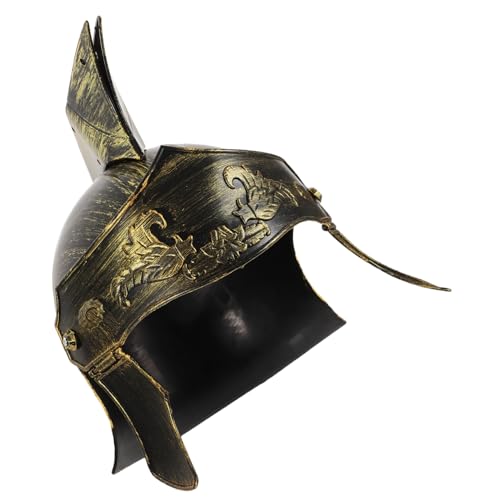 Homoyoyo Kriegerhelm Ritter Umhang Piratenhut beängstigende Maske Helme Kopfbedeckung the hallow wampir halloween hutschachtel hatset Gladiatorenkostüm Piratenhelm Plastik von Homoyoyo