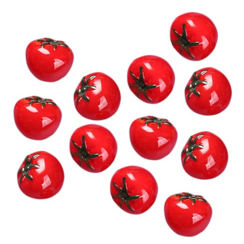 Homoyoyo Künstliche Mini-Tomaten 12er-Pack Für Kreative Küchendekoration Und Stilvolle Requisiten Ideal Für Events Fotografie Und Als Langlebiges Deko Element von Homoyoyo