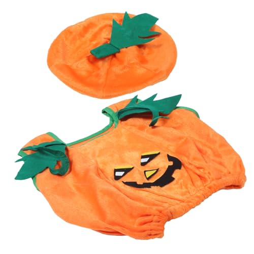 Homoyoyo Kürbiskostüm Teilig mit Hut Halloween Party Cosplay Outfit für Jungen Mädchen Bühnenauftritt Verkleidung Homoyoyo Kürbiskostüm Teilig mit Hut Halloween Party Cosplay Outfit für Jungen Mädchen Bühnenauftritt Verkleidung von Homoyoyo