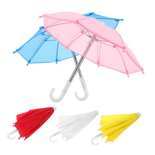 Homoyoyo Miniatur-Regenschirm 1-5 Stück Bunte Dekoration Für Puppenhäuser Und Kreative Bastelprojekte Ideal Für Jungen Und Mädchen Perfekt Zum Und Dekorieren von Homoyoyo