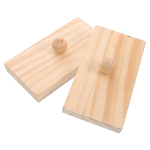 Homoyoyo Musikinstrumente aus Holz, 1 Paar Holz-sandblockinstrumente für Kinder, Schlagmusikspielzeug, Ideal für Rhythmustraining in Der Früherziehung Und für Unterhaltsame Spielzeiten Homoyoyo Musikinstrumente aus Holz, 1 Paar Holz-sandblockinstrumente für Kinder, Schlagmusikspielzeug, Ideal für Rhythmustraining in Der Früherziehung Und für Unterhaltsame Spielzeiten von Homoyoyo