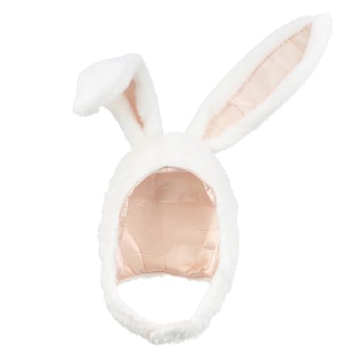 Homoyoyo Niedlicher Bunny Hut Mit Hasenohren Für Erwachsene – Plüschige Kaninchenmütze Für Karneval - Ostern Und Cosplay – Inspiriertes Tierkostüm Für Lustige Auftritte Und Partys von Homoyoyo