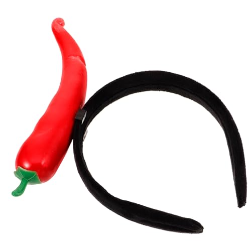 Homoyoyo Origineller Roter Chili Haarreif Damen Lustiges Party Haarschmuck Stirnband Kreatives Kopfschmuck Accessoire für Festivals Gesichtswäsche und Geschenkidee Homoyoyo Origineller Roter Chili Haarreif Damen Lustiges Party Haarschmuck Stirnband Kreatives Kopfschmuck Accessoire für Festivals Gesichtswäsche und Geschenkidee von Homoyoyo