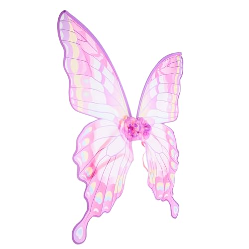 Homoyoyo Ostern Verkleiden Große Feenflügel Cosplay Schmetterling Kostüm Schmetterling Kostüm Flügel Erwachsener Schmetterlingsflügel Flügel Kostüm Flügel Für Mädchen Rosa Polyester von Homoyoyo