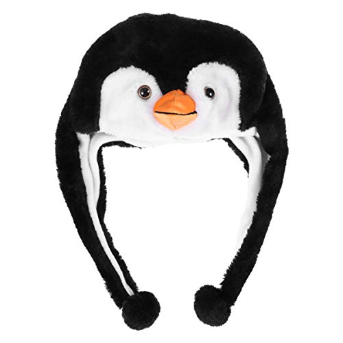 Homoyoyo Pinguin Cosplay Hut Tierhut Pinguin-schal-mütze Winteraccessoires Für Damen Tier Headwear Pinguin-mütze Frauenhut Pinguin-kostüm Animal Hood Hut Pinguin-Hut Kind Ski von Homoyoyo