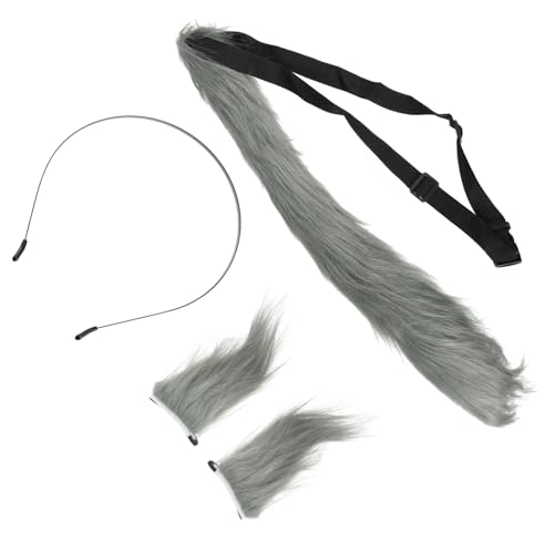 Homoyoyo Plüsch Fuchsohren und Langhaarig Cosplay Kostüm Zubehör für Halloween Party Bühnenauftritt Tierohren Haarreif Kreative Tierohren Haarband Homoyoyo Plüsch Fuchsohren und Langhaarig Cosplay Kostüm Zubehör für Halloween Party Bühnenauftritt Tierohren Haarreif Kreative Tierohren Haarband von Homoyoyo
