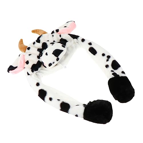 Homoyoyo Plüsch Kuhmütze mit Beweglichen Ohren Witzige Kopfbedeckung für Erwachsene Niedlicher Partyhut für Karneval und Kostüm Originelle Tiermütze für Besondere Anlässe Homoyoyo Plüsch Kuhmütze mit Beweglichen Ohren Witzige Kopfbedeckung für Erwachsene Niedlicher Partyhut für Karneval und Kostüm Originelle Tiermütze für Besondere Anlässe von Homoyoyo