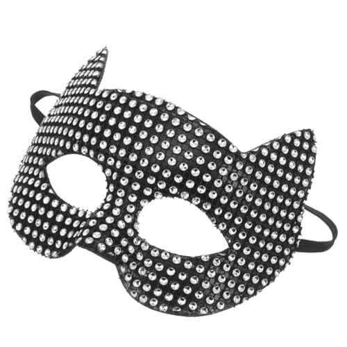 Homoyoyo Schwarze Maske mit Strasssteinen Leicht und Dekorative Kostüm Maske für Halloween Karneval Maskenbälle und Partyzubehör Geeignet für Erwachsene und Verkleidungen Homoyoyo Schwarze Maske mit Strasssteinen Leicht und Dekorative Kostüm Maske für Halloween Karneval Maskenbälle und Partyzubehör Geeignet für Erwachsene und Verkleidungen von Homoyoyo