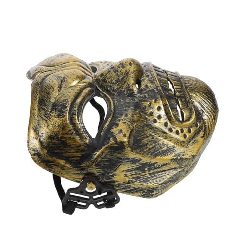 Homoyoyo Spartanische Maske Herrenkostüm Kostüm Männer Halloween-masken Für Männer Soldatenjungenkostüm Halloween-gesichtsmaske Cosplay-maske Mittelalterliche Maske Plastik Golden von Homoyoyo