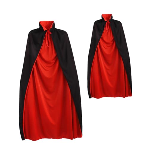 Homoyoyo Vampir Umhang Für Halloween Doppeltes Layer Design Und Wiederverwendbares Cosplay Cape Für Erwachsene Und Perfektes Kostümzubehör Für Partys von Homoyoyo