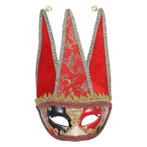 Homoyoyo Venezianische Maske Für Herren – Elegante Halbmaske in Gold Für Karneval - Maskerade Und Cosplay – Ideal Für Kostümpartys Und Besondere Anlässe – Hochwertige Verarbeitung von Homoyoyo