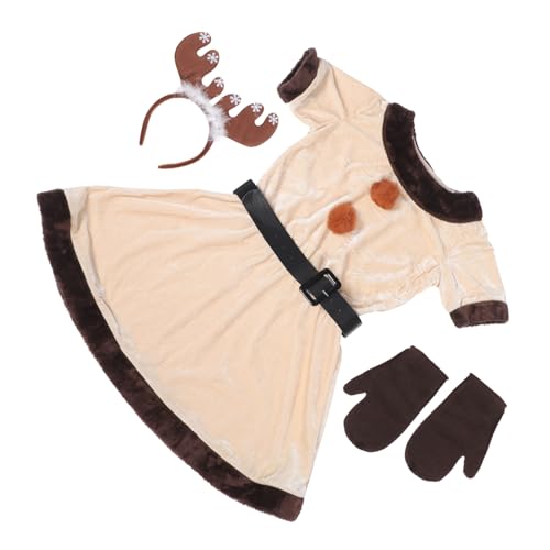 Homoyoyo Weihnachtliches Elch Kostüm Damen Cosplay Outfit für Halloween Karneval Party Erwachsene Weiches Material Festliche Verkleidung Bühnenauftritt Homoyoyo Weihnachtliches Elch Kostüm Damen Cosplay Outfit für Halloween Karneval Party Erwachsene Weiches Material Festliche Verkleidung Bühnenauftritt von Homoyoyo